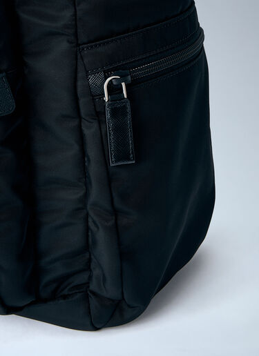 Prada Re-Nylon Logo-Plaque Tote Bag Black pra0164043