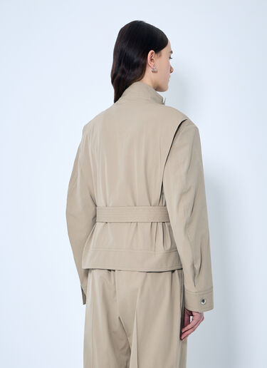 LN-CC® - Bottega Veneta: Compact Cotton Blouson - Beige Bottega Veneta Compact Cotton Blouson Beige bov0259011