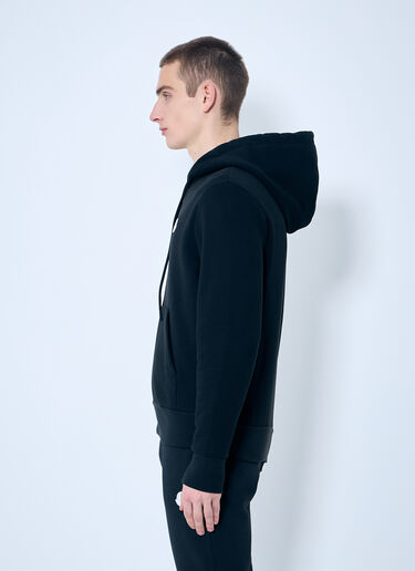 LN-CC® - Moncler: Logo Patch Zip-Up Sweatshirt - Black Moncler Logo Patch Zip-Up Sweatshirt Black mon0159029