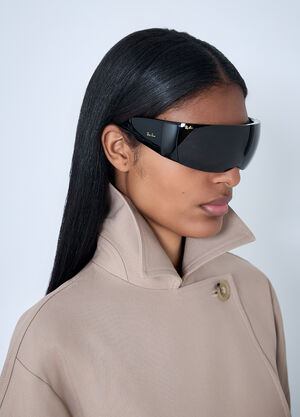 LN-CC® - A$AP Rocky X Ray-Ban: Ultra Wrap 002 Sunglasses - Black A$AP Rocky X Ray-Ban Ultra Wrap 002 Sunglasses Black lar0362002