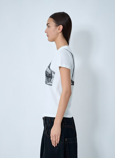 LN-CC® - VAQUERA: Bra Printed T-Shirt - White VAQUERA Bra Printed T-Shirt White vaq0262007