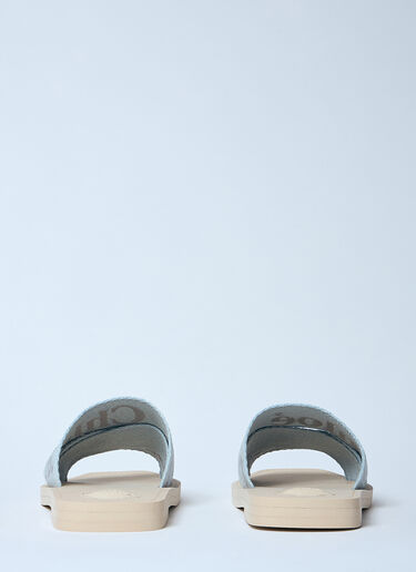 LN-CC® - Chloé: Woody Slides - Blue Chloé Woody Slides Blue chl0259028