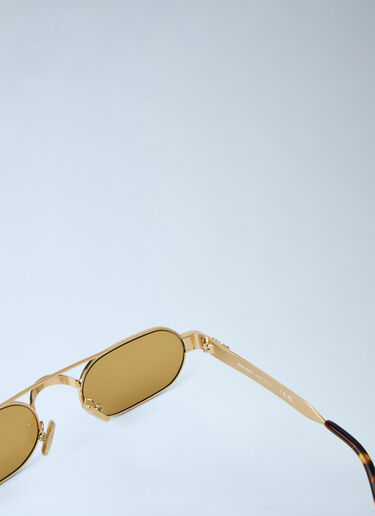 LN-CC® - Miu Miu: 0MU B52S Sunglasses - Gold Miu Miu 0MU B52S Sunglasses Gold lmu0364008
