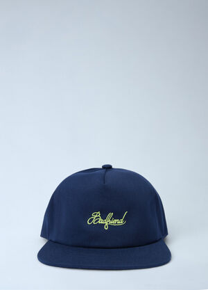 Badfriend Logo Motif Baseball Cap Navy bad0162005