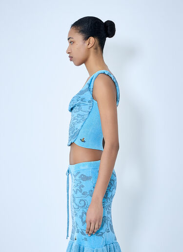 LN-CC® - Vivienne Westwood: Julia Bodice Top - Blue Vivienne Westwood Julia Bodice Top Blue vvw0264013
