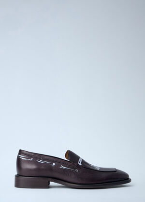 Acne Studios Artisan Leather Loafers Brown acn0264017