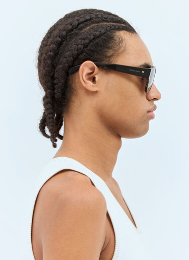 LN-CC® - Bottega Veneta: Soft Aviator Sunglasses - Black Bottega Veneta Soft Aviator Sunglasses Black bos0358001