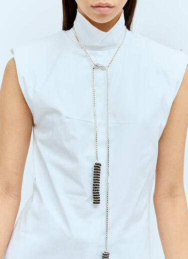 LN-CC® - Pearl Octopuss.y: Dracula Rope Necklace - Silver Pearl Octopuss.y Dracula Rope Necklace Silver prl0355003