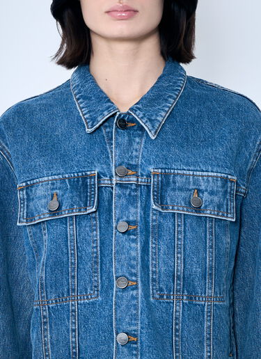 Khaite Saunder Denim Jacket Blue kha0259027