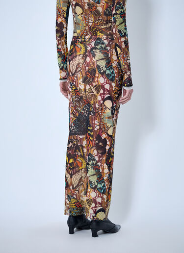 Jean Paul Gaultier Re-Edition The Yellow Butterfly Skirt 棕色 jpg0264023