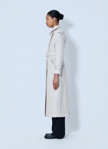 LN-CC® - Max Mara: Double-Breasted Trench Coat - Beige Max Mara Double-Breasted Trench Coat Beige max0264306