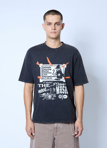 LN-CC® - ACMH x Love International: Logo Motif T-Shirt - Black ACMH x Love International Logo Motif T-Shirt Black acl0162004
