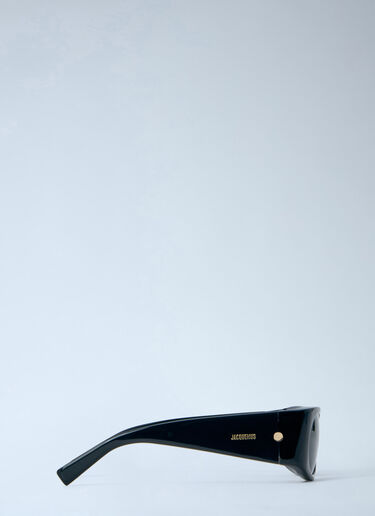 Jacquemus Rectangular Frame Sunglasses Black jac0364016