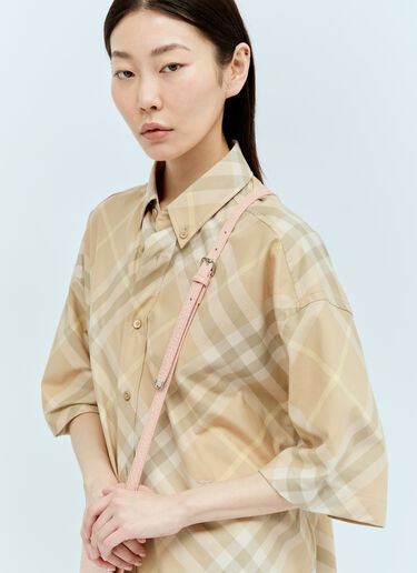 LN-CC® - Burberry: Chess Pouch Shoulder Bag - Pink Burberry Chess Pouch Shoulder Bag Pink bur0255071