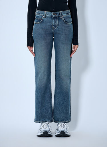 LN-CC® - Balenciaga: Regular Fit Jeans - Blue Balenciaga Regular Fit Jeans Blue bal0264007