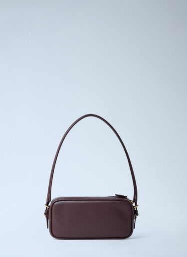 LN-CC® - Miu Miu: Softy Leather Shoulder Bag - Brown Miu Miu Softy Leather Shoulder Bag Brown miu0262001