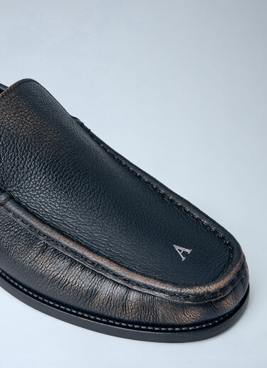 LN-CC® - Acne Studios: Leather Loafers - Dark Brown Acne Studios Leather Loafers Dark Brown acn0164019