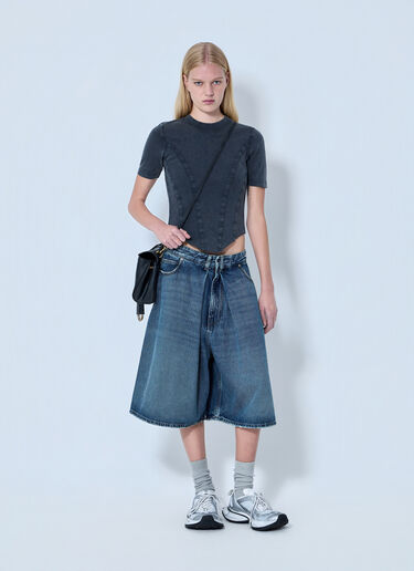LN-CC® - Balenciaga: Cotton Jersey T-Shirt - Navy Balenciaga Cotton Jersey T-Shirt Navy bal0263057