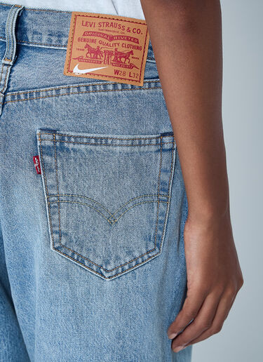 Levi's x Nike 로고 모티프 데님 진  블루 len0362002