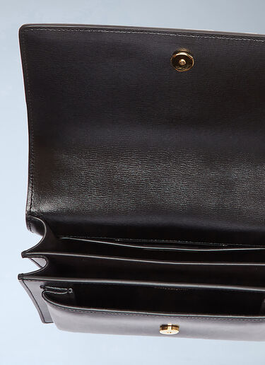 LN-CC® - Saint Laurent: Sunset Chain Shoulder Bag - Black Saint Laurent Sunset Chain Shoulder Bag Black sla0233062