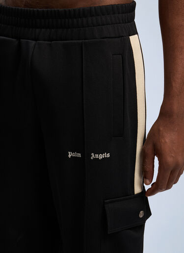 Palm Angels 经典Logo工装运动裤 黑色 pma0162095