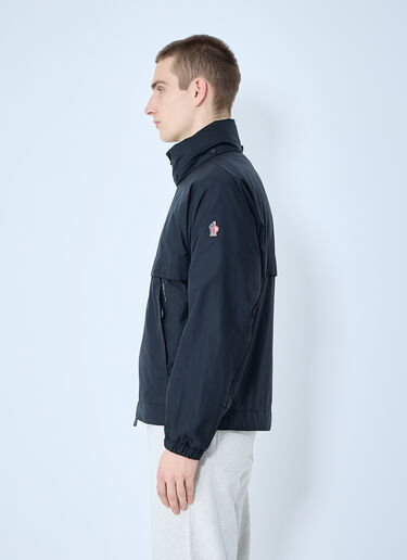 Moncler Grenoble Negara Packable Hooded Windbreaker Jacket Black mog0159006