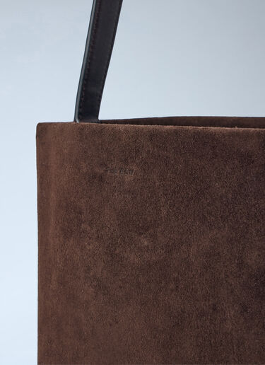 The Row Medium N/S Park Edge Tote Bag Brown row0264090