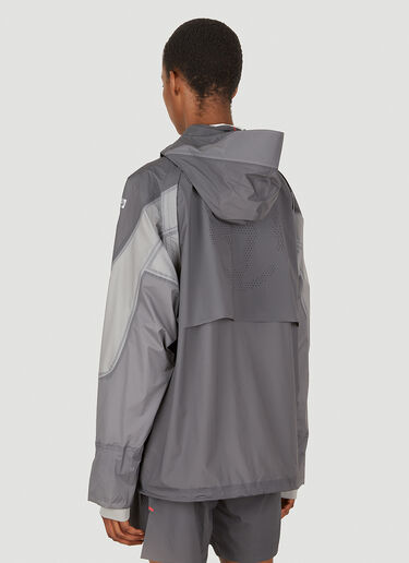 LN-CC® - SLAM JAM: Transformable Windbreaker Jacket - Grey SLAM JAM Transformable Windbreaker Jacket Grey slj0349003