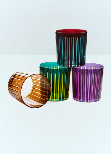 LN-CC® - L'Objet: Set Of Four Prism Cocktail Glasses - Multicolour L'Objet Set Of Four Prism Cocktail Glasses Multicolour wps0691618