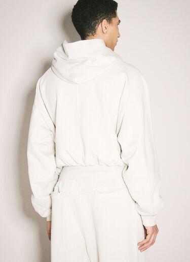 LN-CC® - Entire Studios: Double Double Hooded Sweatshirt - Cream Entire Studios Double Double Hooded Sweatshirt Cream ent0157021