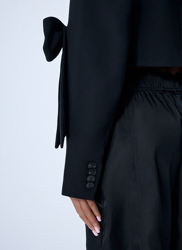 LN-CC® - GANNI: Cropped Blazer - Black GANNI Cropped Blazer Black gan0263014