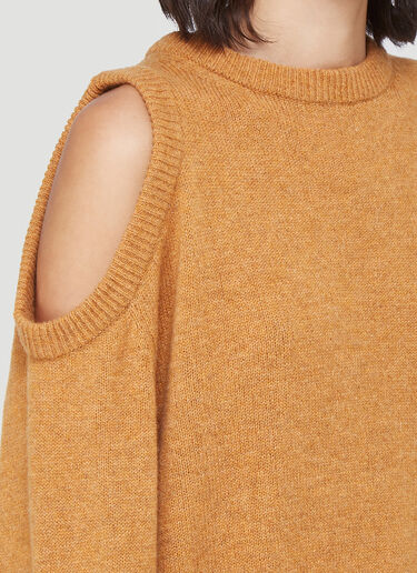 Aries Cut-Out Sweater Orange ari0242008