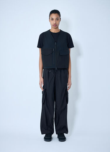 LN-CC® - Y-3: Nylon Wired Cargo Pants - Black Y-3 Nylon Wired Cargo Pants Black yyy0364015