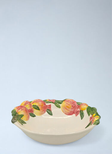 Les-Ottomans Fruit Embellished Ceramic Bowl Multicolour wps0692536
