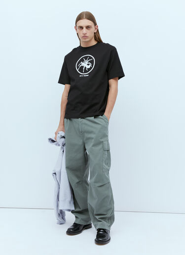 ICE & TECHNO スパイダーTシャツ ブラック int0154003