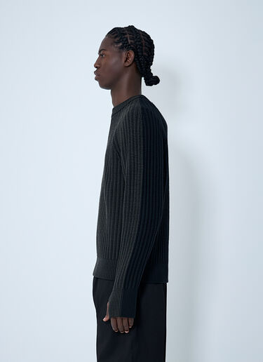 Junya Watanabe 罗纹针织毛衣 黑色 jwn0162005