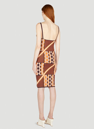 LN-CC® - Ahluwalia: Tafii Dress - Orange Ahluwalia Tafii Dress Orange ahl0252004