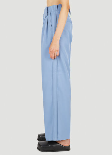 LN-CC® - Meryll Rogge: Front Pleat Pants - Blue Meryll Rogge Front Pleat Pants Blue rog0250006