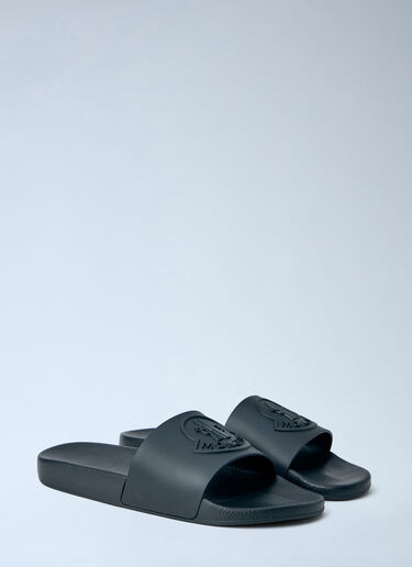LN-CC® - Moncler: Basile Slides - Black Moncler Basile Slides Black mon0163047