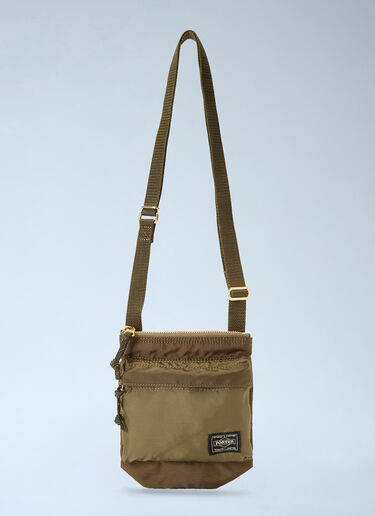 LN-CC® - Porter-Yoshida & Co: Logo Patch Crossbody Bag - Black Porter-Yoshida & Co Logo Patch Crossbody Bag Black por0340007