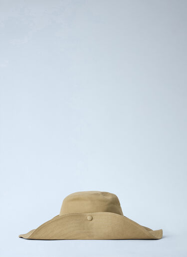 Miu Miu Gabardine Cowboy Hat Beige miu0264206