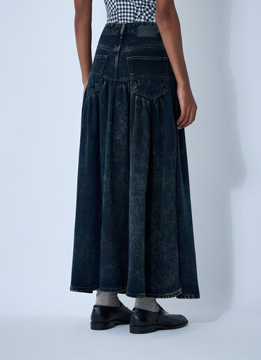 LN-CC® - GANNI: Denim Maxi Skirt - Black GANNI Denim Maxi Skirt Black gan0261009