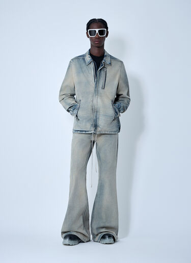Rick Owens DRKSHDW Denim Jacket White drk0162001