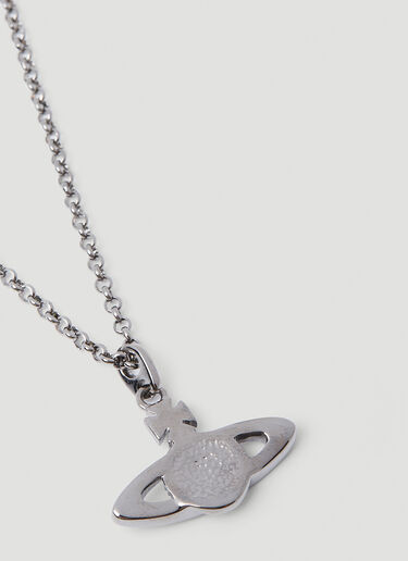 LN-CC® - Vivienne Westwood: Mini Bas Relief Necklace - Silver Vivienne Westwood Mini Bas Relief Necklace Silver vvw0254034