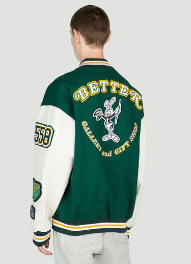 LN-CC® - Better Gift Shop: Gallery And Gift Shop 2023 Varisty Jacket - Green Better Gift Shop Gallery And Gift Shop 2023 Varisty Jacket Green bfs0154002