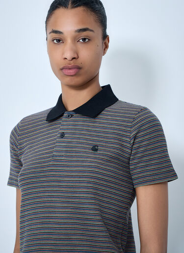LN-CC® - Carhartt WIP: W' S/S Dion ポロシャツ - マルチカラー Carhartt WIP W' S/S Dion ポロシャツ マルチカラー wip0264006