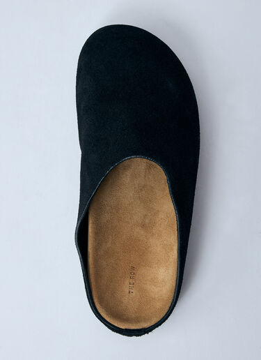 The Row Hugo Slides Black row0260027