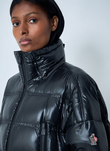 LN-CC® - Moncler Grenoble: Rochelairs Long Down Coat - Black Moncler Grenoble Rochelairs Long Down Coat Black mog0262002