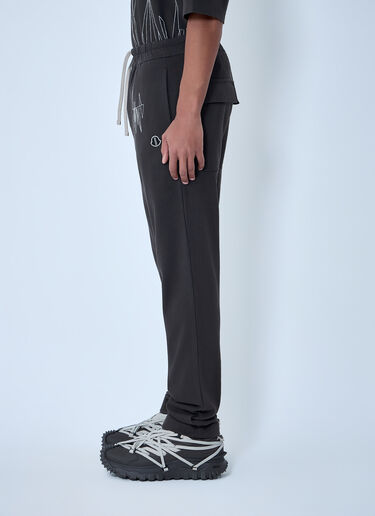 LN-CC® - Moncler + Rick Owens: Elasticated Waist Drawstring Pants - Grey Moncler + Rick Owens Elasticated Waist Drawstring Pants Grey mcs0363020