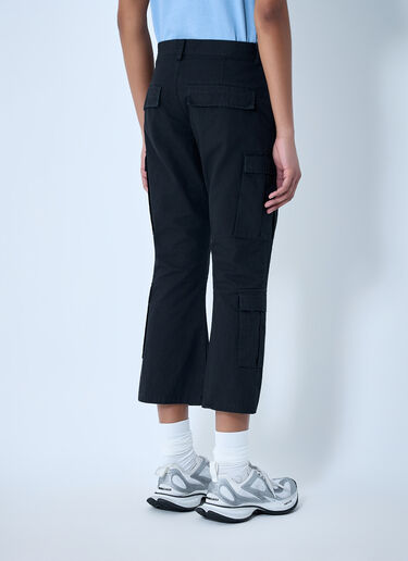 LN-CC® - Balenciaga: Capri Cargo Pants - Black Balenciaga Capri Cargo Pants Black bal0263008